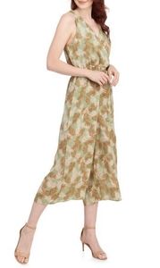 June & Hudson Feather Vropoed Wide Leg Jumpsuit